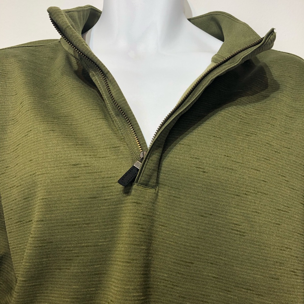 Walter Hagen 11 majors golf heather olive sweater size S new - Picture 3 of 8